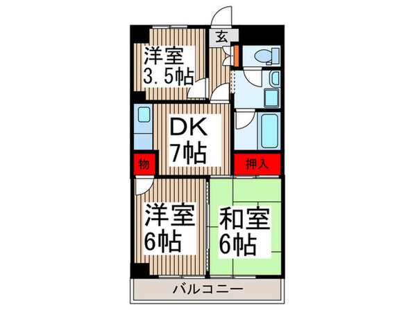 入間駅前第二ビルの物件間取画像